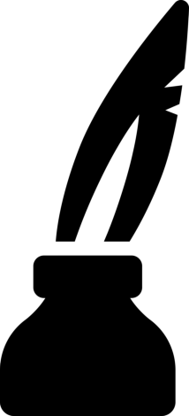 Ink And Quill Vinyl Cutting Svg File, Free Vectors File